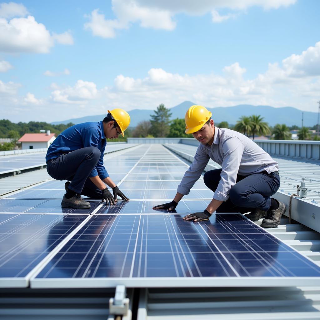 ASEA Electric Company Solar Panel Installation