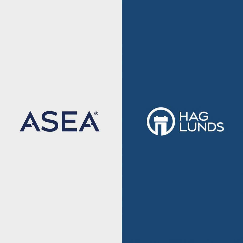 ASEA and HAGGLUNDS Company Logos