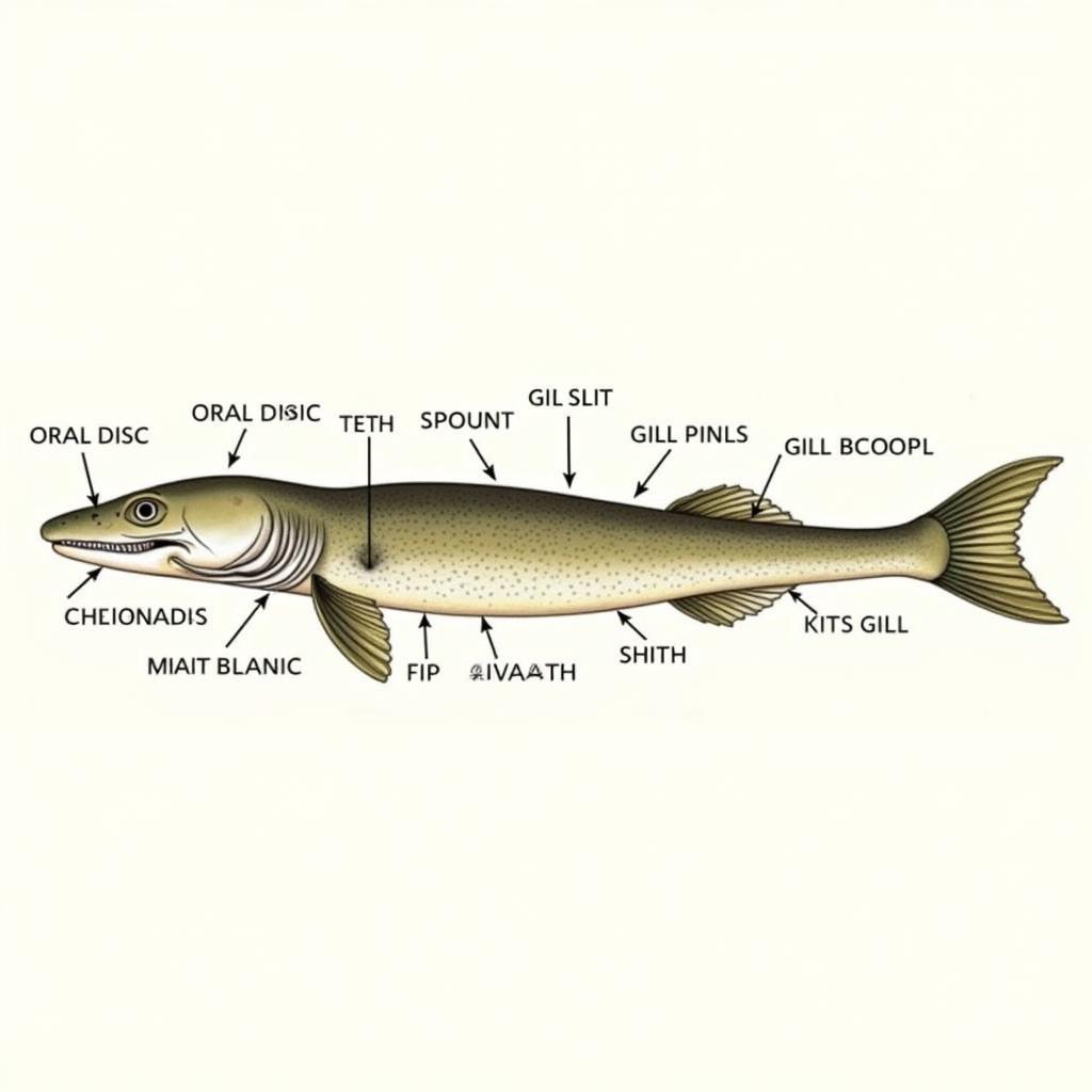 Anatomy of an Asea Lamprey