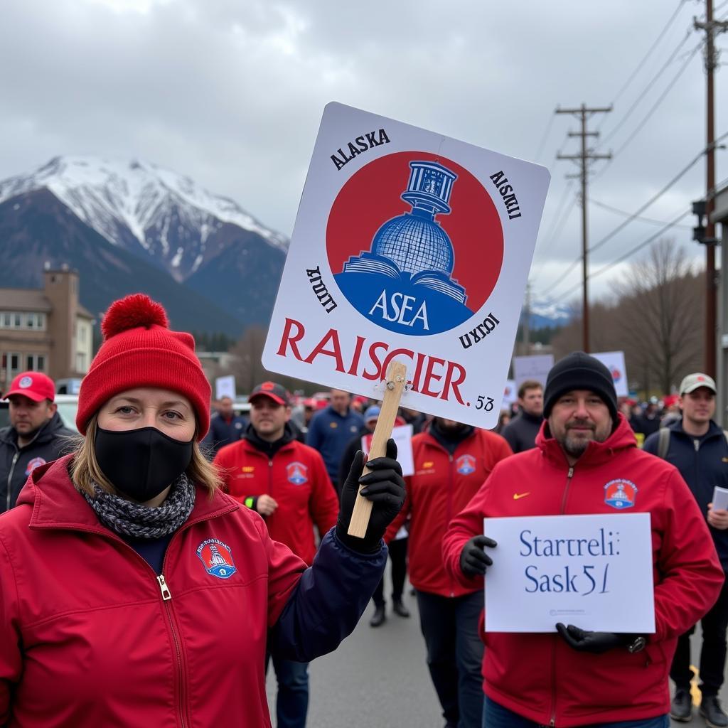 ASEA Local 52 Rally in Juneau