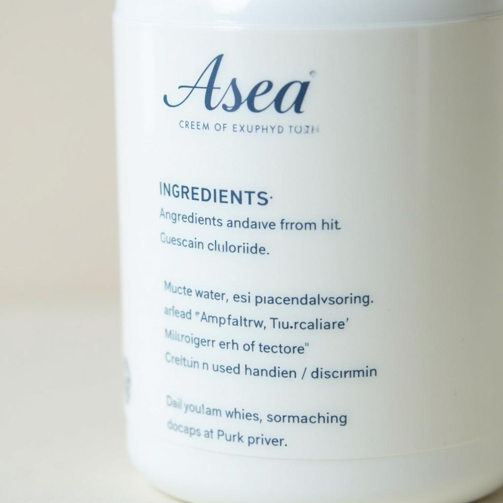 Asea Lotion Ingredients