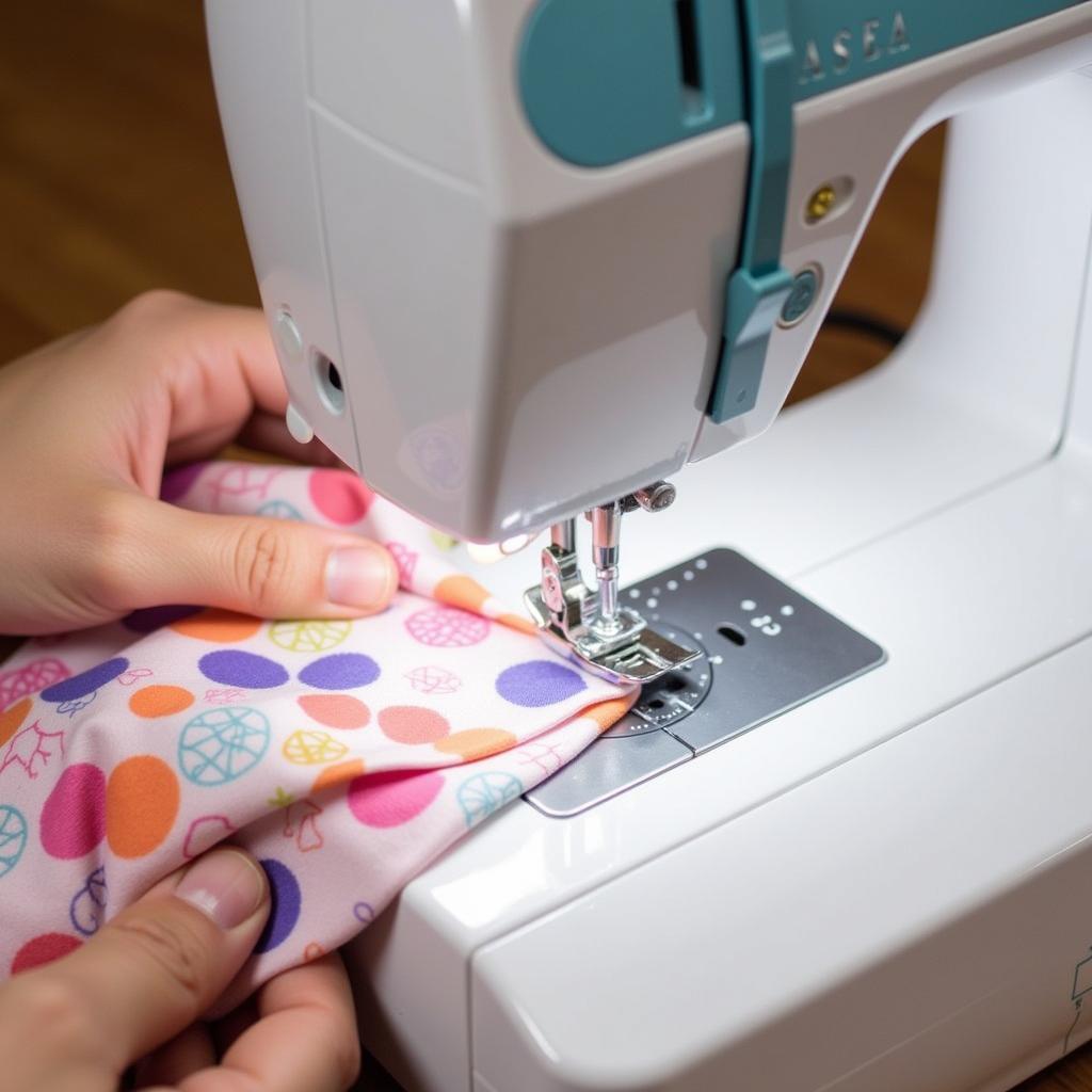 Asea MAQ4510H sewing machine in action