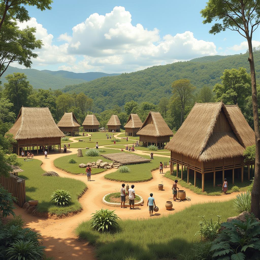 Reconstruction of an Asea Neolithic Settlement