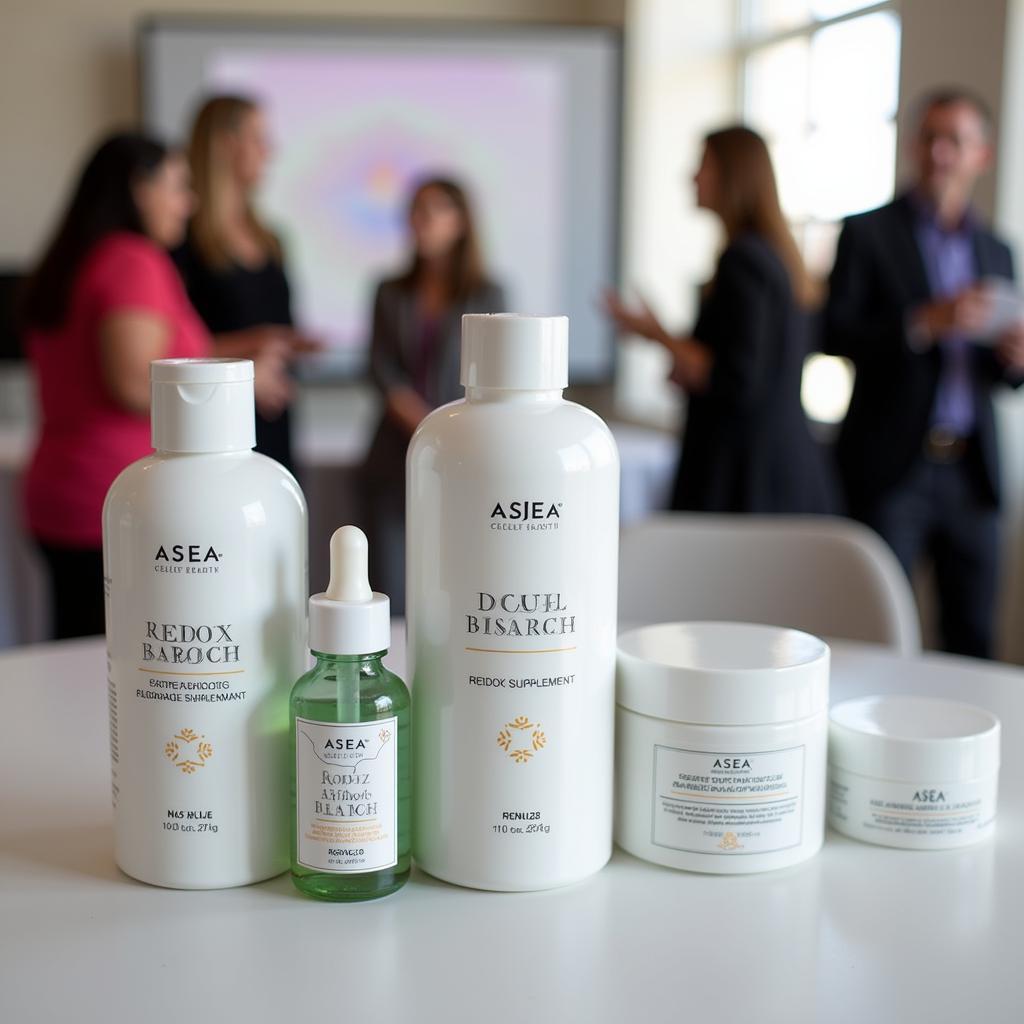 ASEA cellular health products displayed in San Mateo