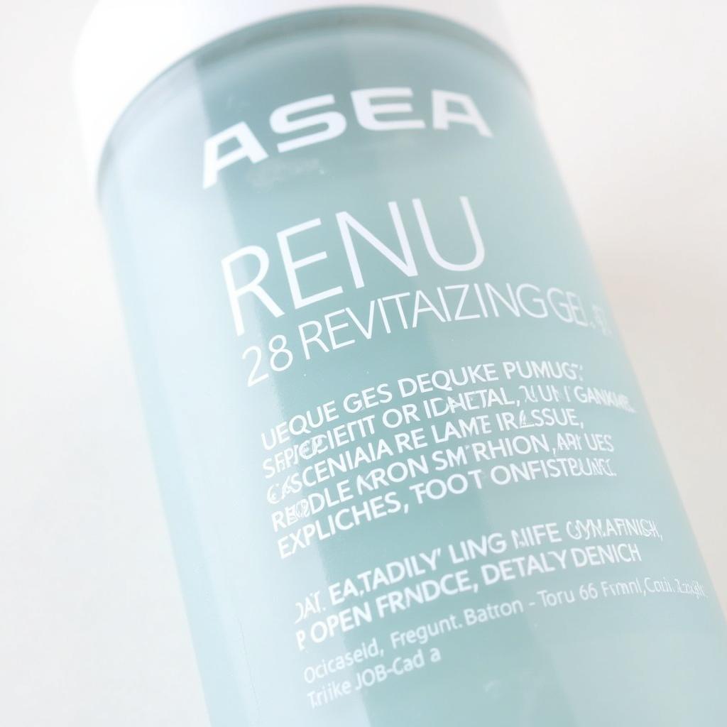 ASEA Renu 28 Gel Ingredients