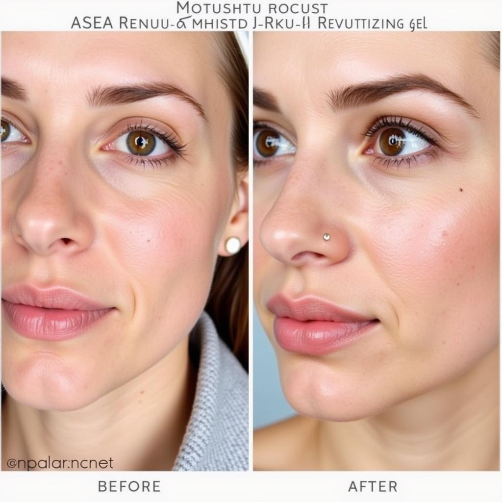 ASEA Renu 28 Gel Before & After