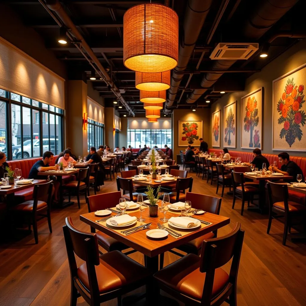 Asea Restaurant Brooklyn interior