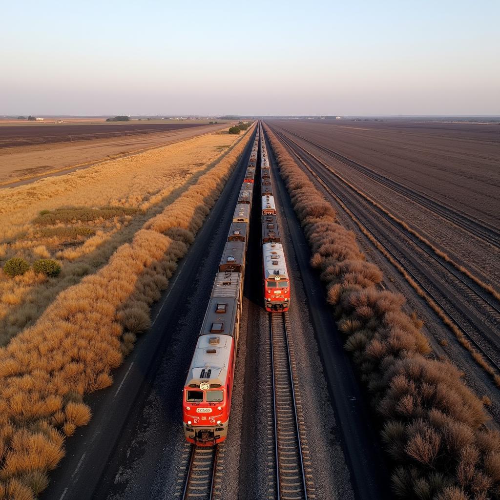 Asea SJ DM3 Pulling Iron Ore Train