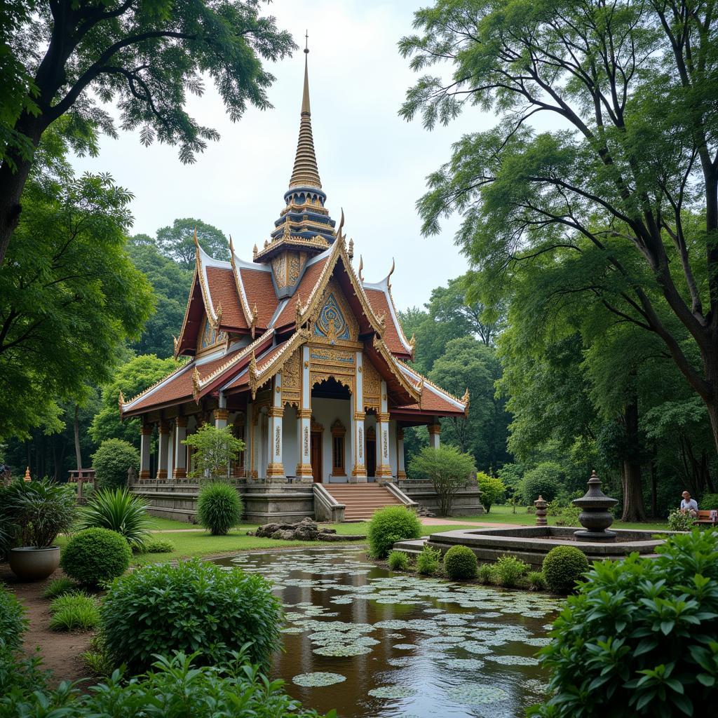 Tranquil Temple in Asean