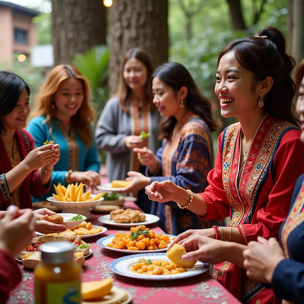 ASEA UNINET scholars participating in a cultural exchange program.