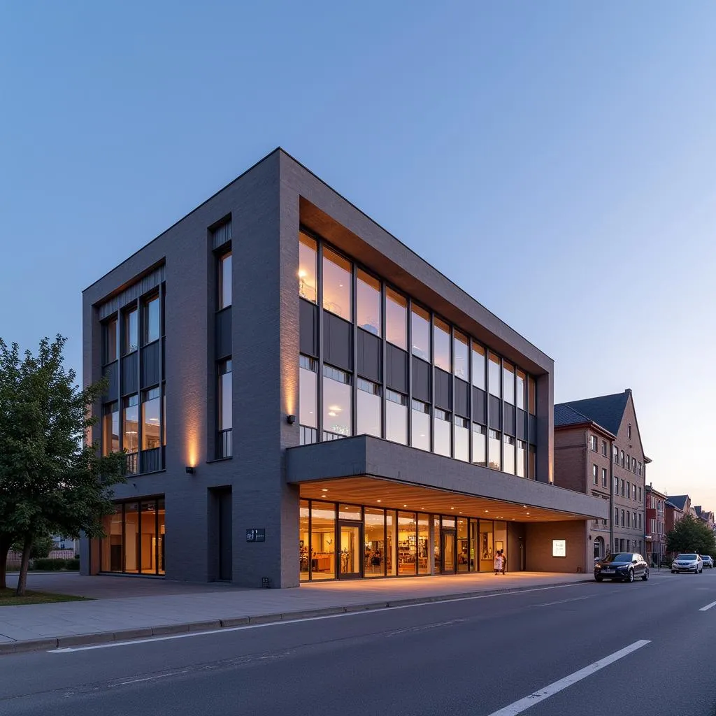 Exterior of Asea Västerås Teater Building