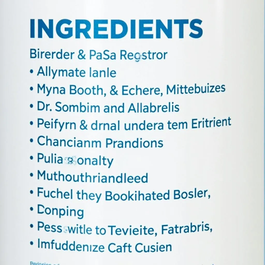 Asea Water Ingredients