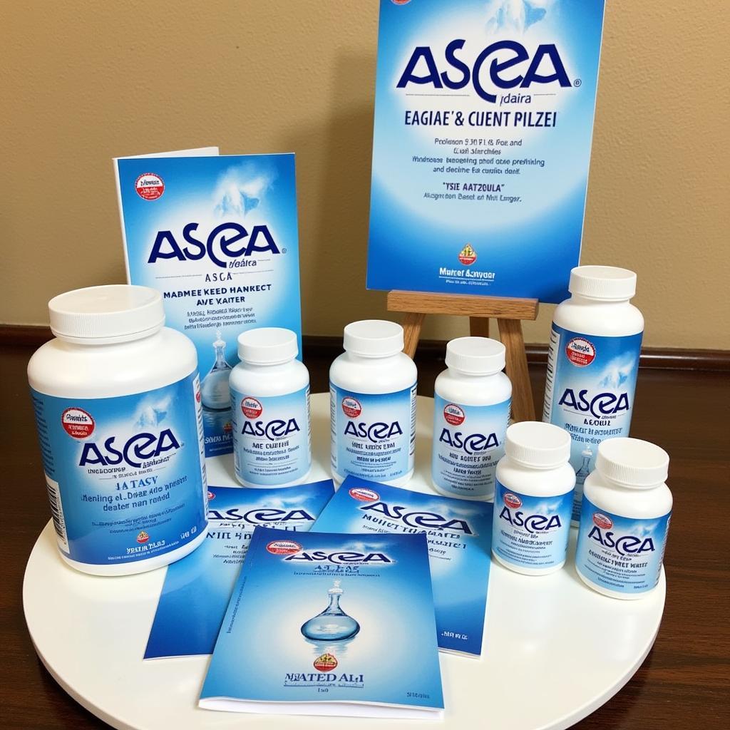 Asea Water Products Display