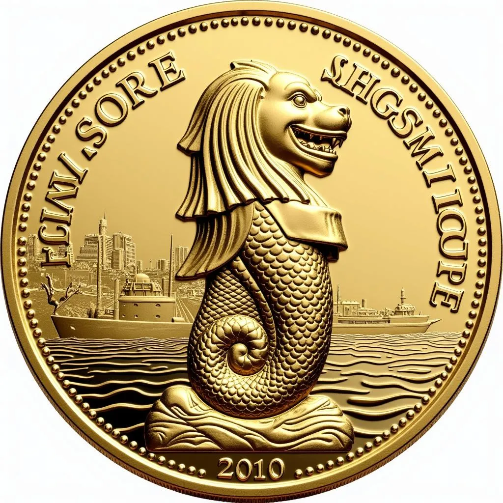 2011 MS 70 Asean Singapore Coin