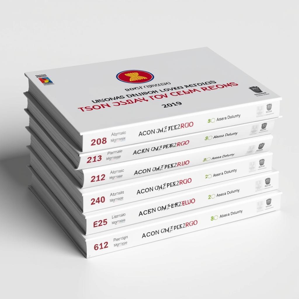 Stack of ASEAN Economic Reports from 2019