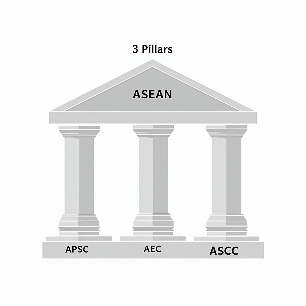 ASEAN 3 Pillars Diagram