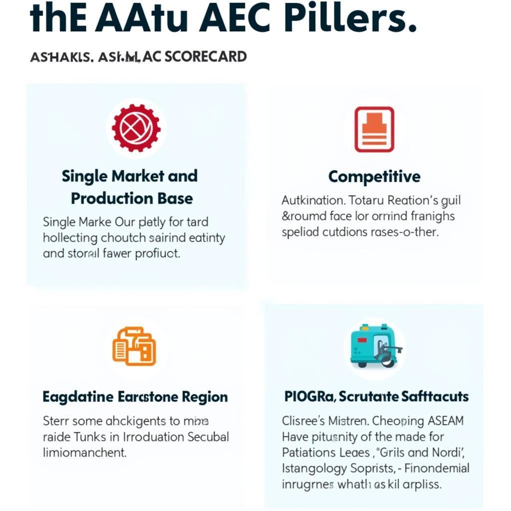 ASEAN AEC Scorecard Pillars