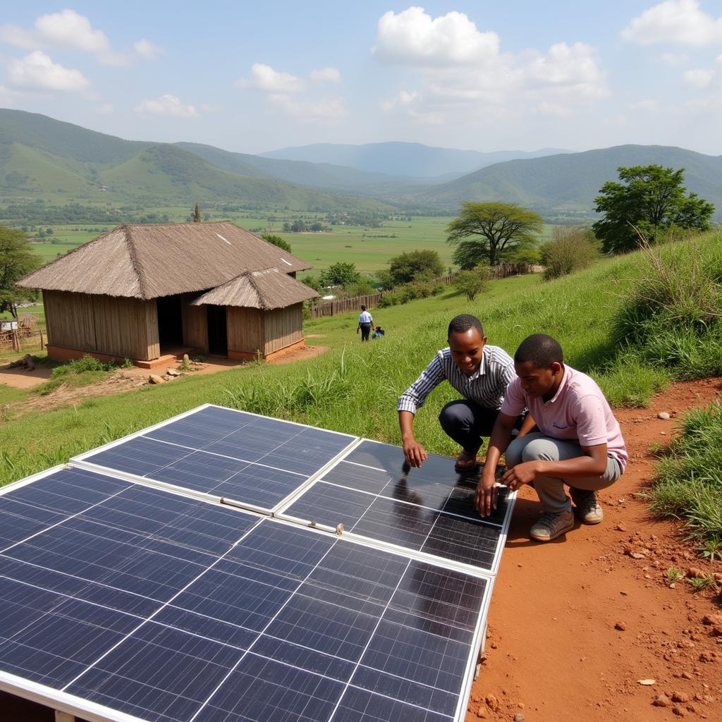 ASEAN-Africa Solar Panel Installation