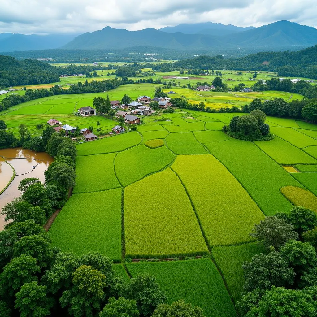 ASEAN agricultural landscape - a diverse tapestry of farming practices.