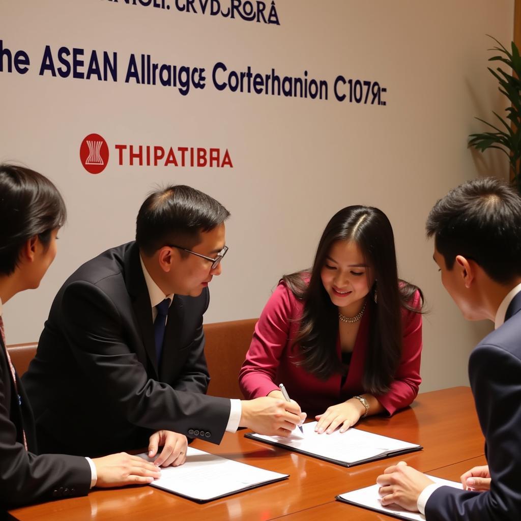 Signing Ceremony for a Regional Agreement