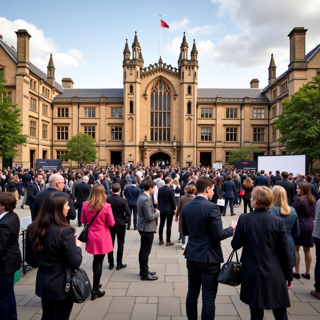 Delegates attending the ASEAN Annual Conference at the University of Birmingham