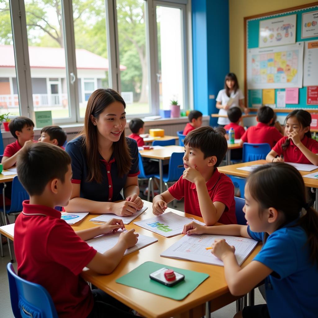 An inclusive classroom in ASEAN with ASD and neurotypical students