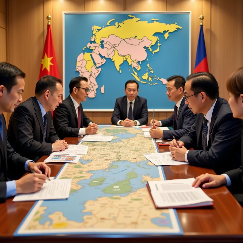 ASEAN and AUKUS Representatives in a Strategic Dialogue