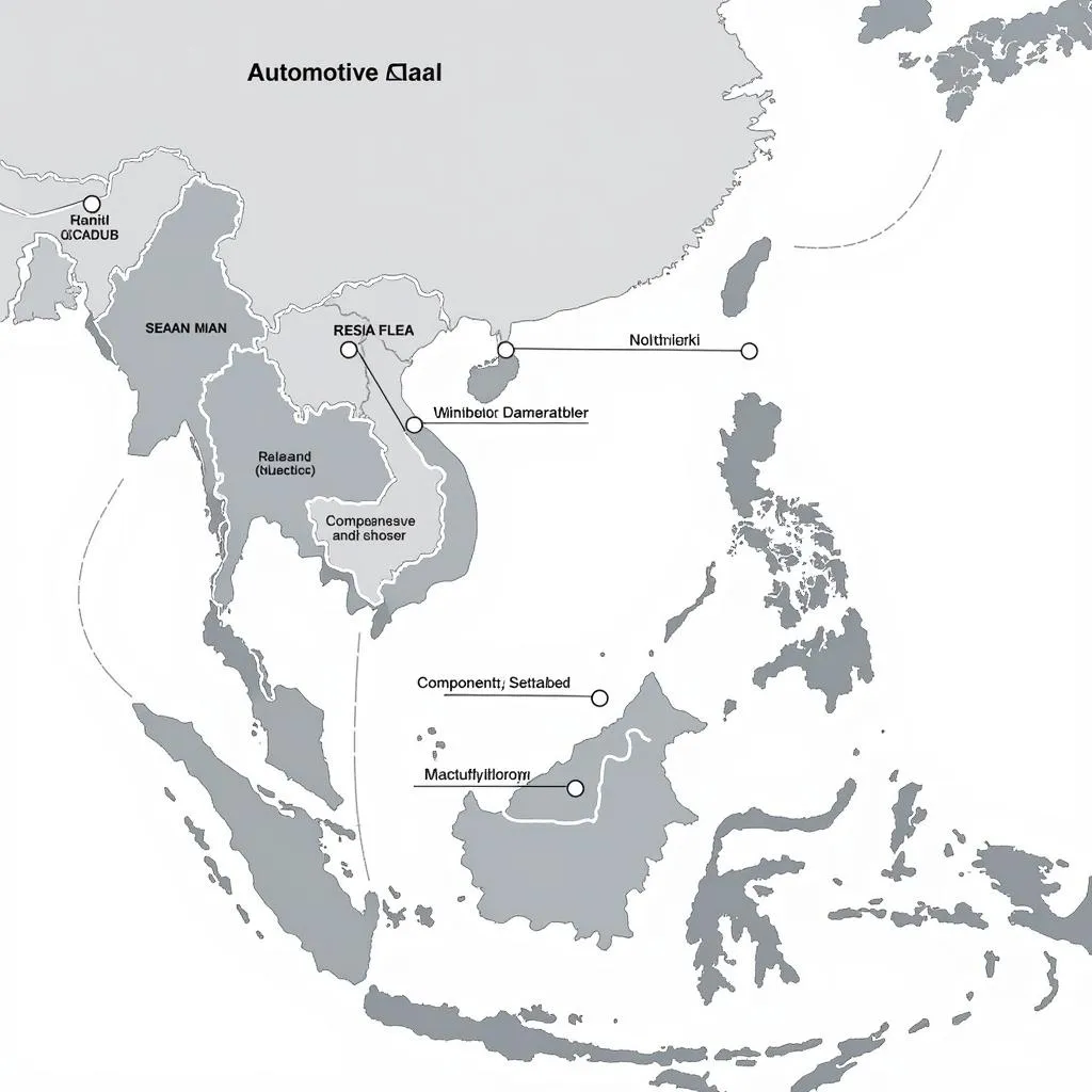 ASEAN Automotive Supply Chain Map