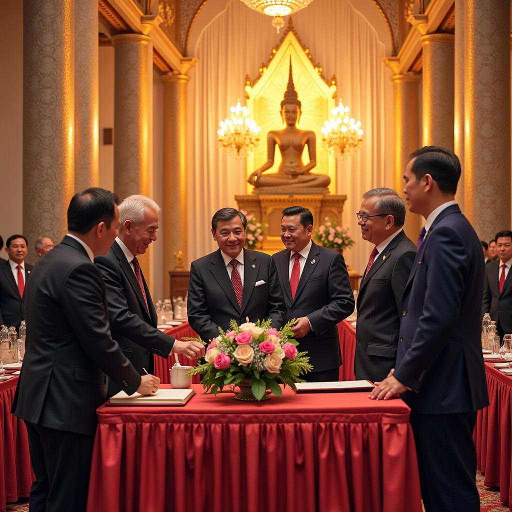 Signing Ceremony of the ASEAN Bangkok Declaration