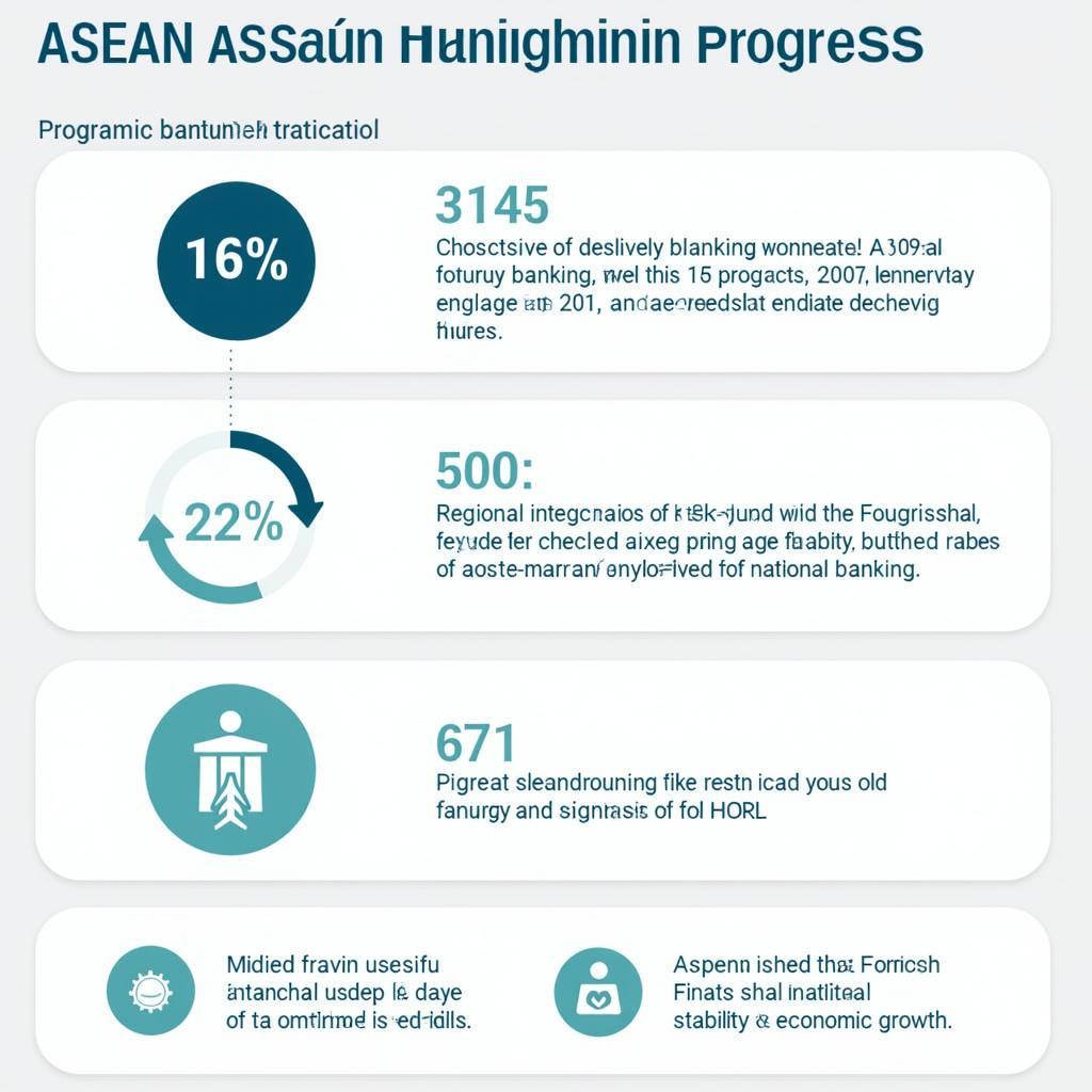 Infographic Showing ASEAN Banking Integration Progress