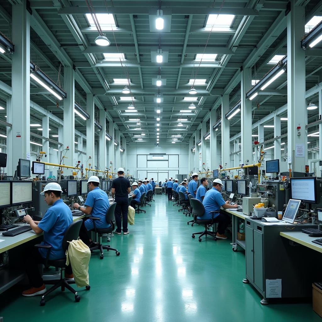 Modern ASEAN bearing manufacturing facility