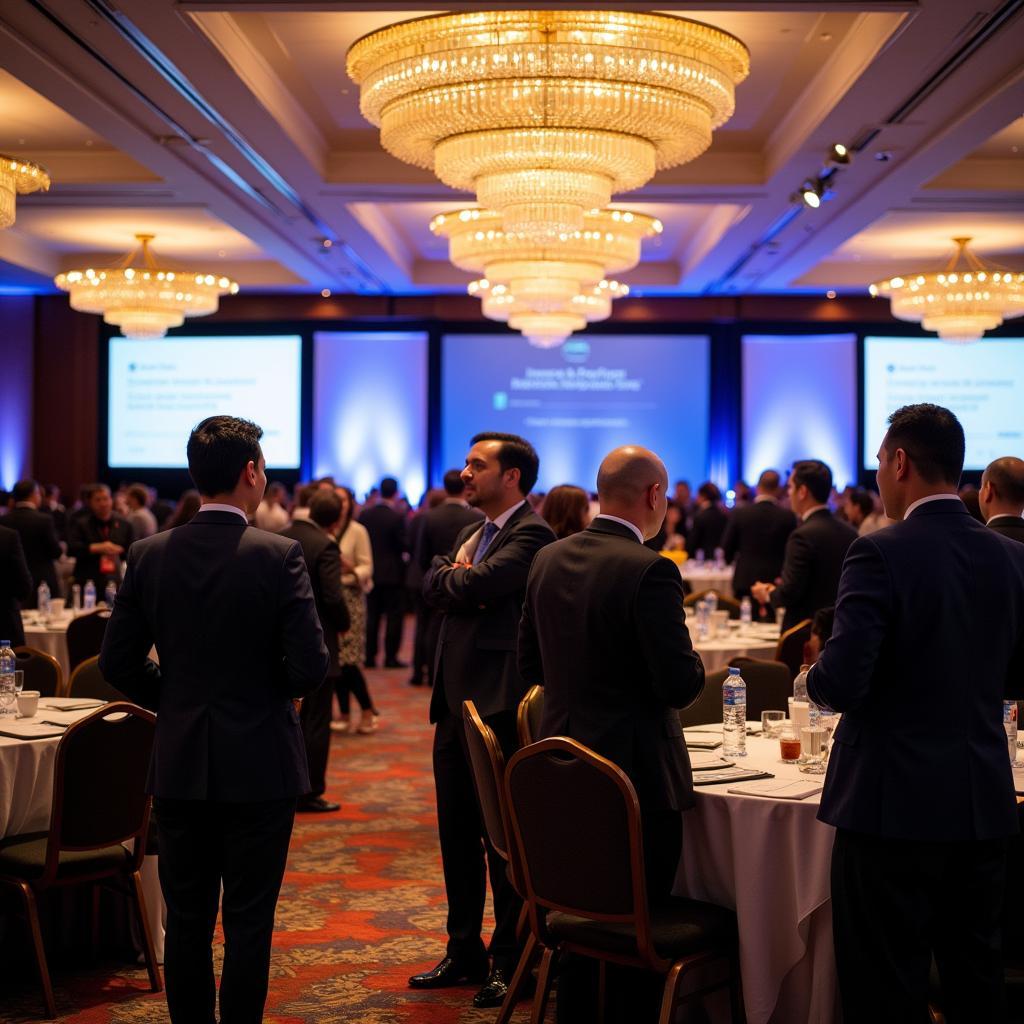 Delegates from ASEAN countries and international businesses engage in discussions at a forum during the ASEAN Conference York