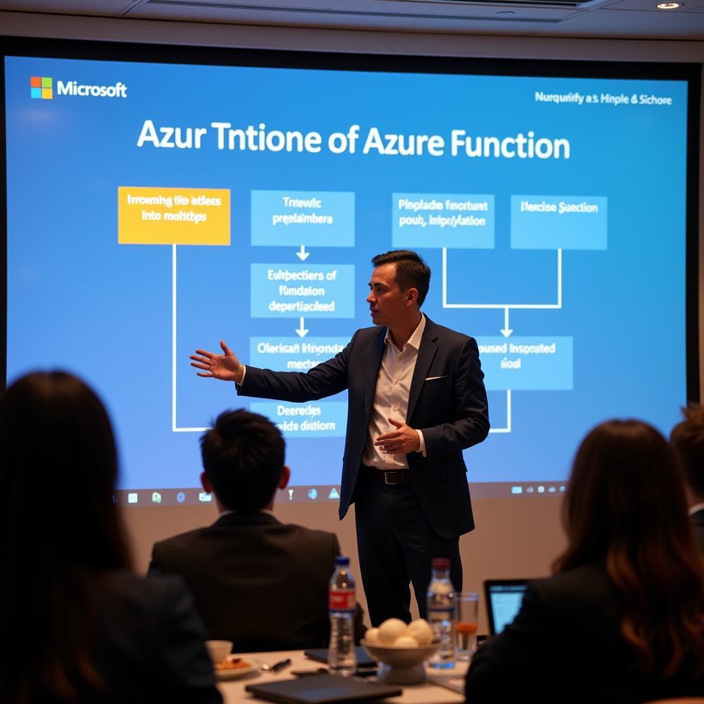 ASEAN Business Leader Presenting Azure Functions Strategy