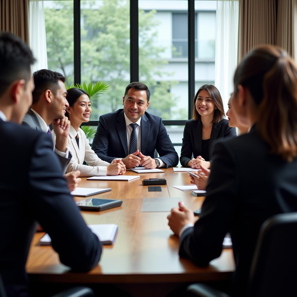 Business Meeting in Southeast Asia