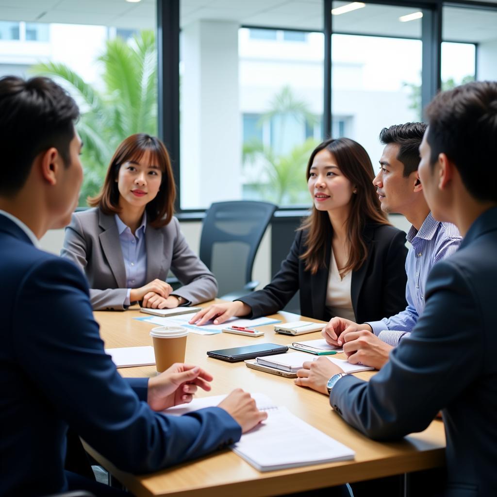 Business Meeting in an ASEAN Nation