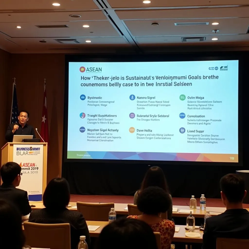 Sustainable Development Goals at the ASEAN Business Summit 2019