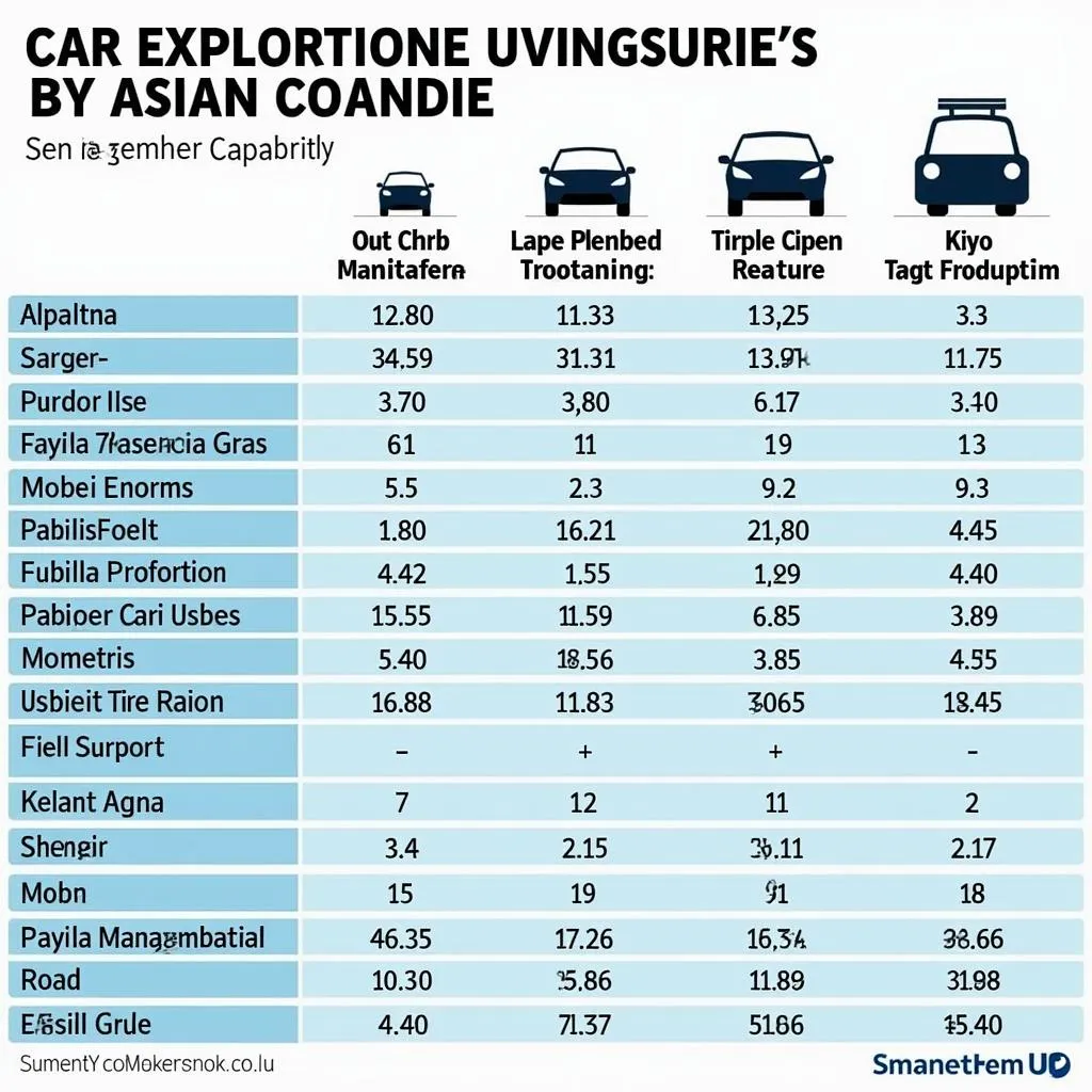 ASEAN car production comparison chart