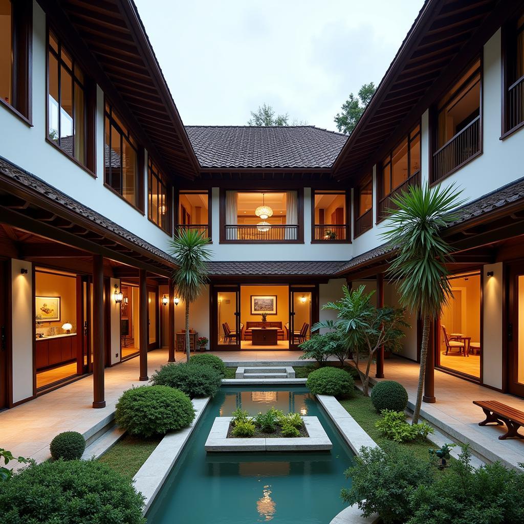 Asean Cassimus House Interior Courtyard