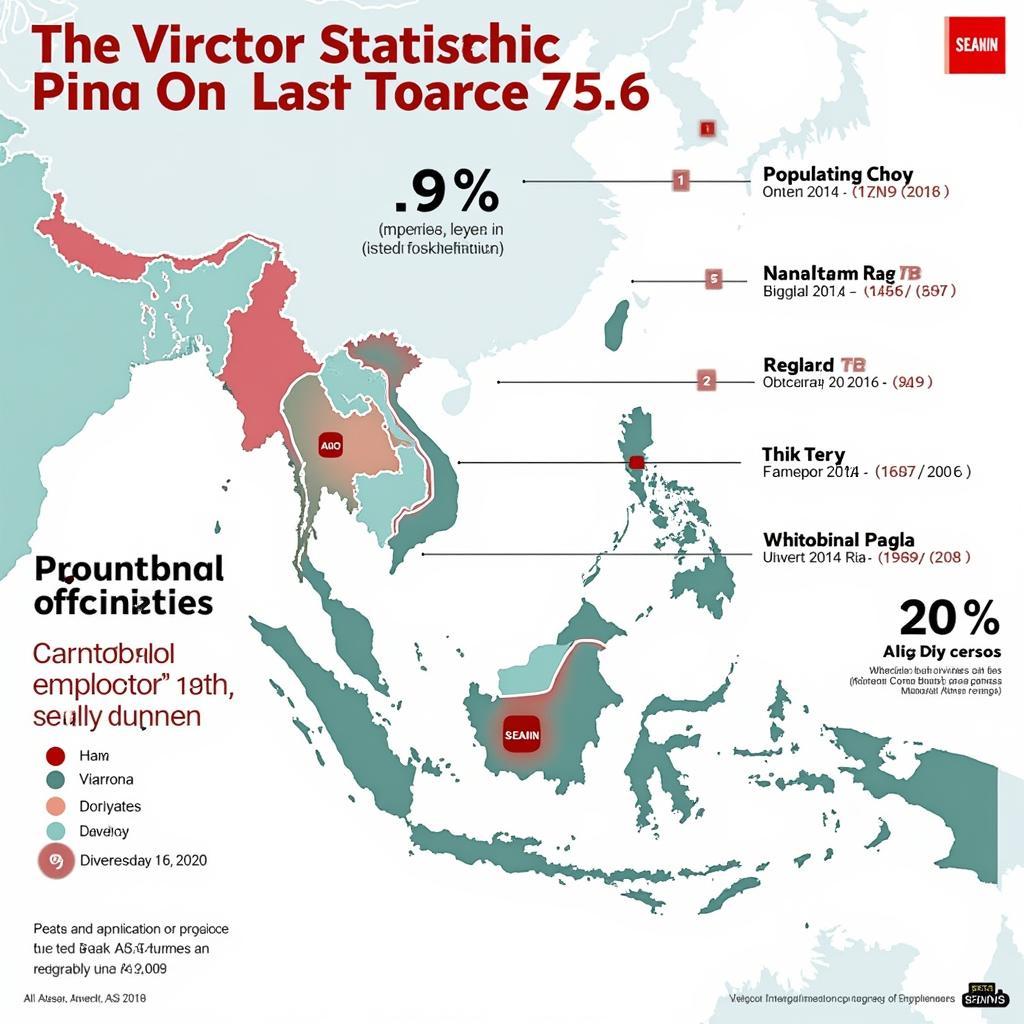 Data visualization of key ASEAN census findings