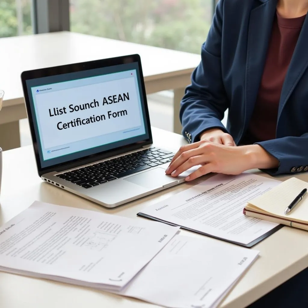 Submitting ASEAN certification renewal application online