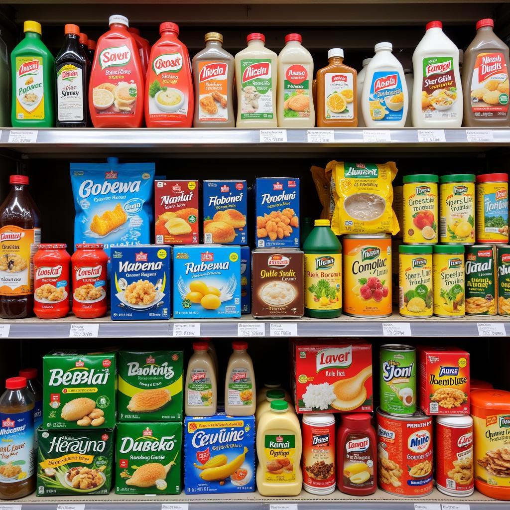 ASEAN Certified Products Displayed on Supermarket Shelves