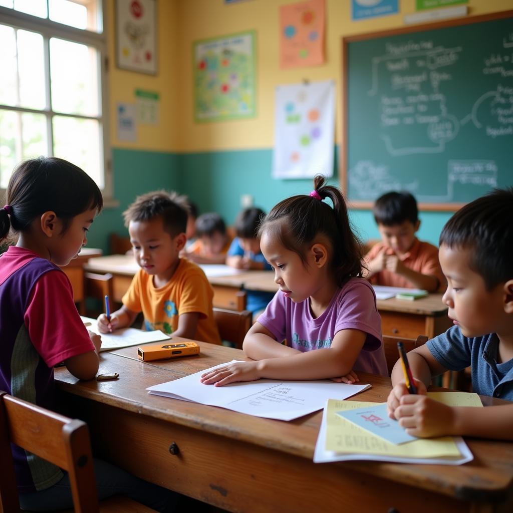 Children in ASEAN classrooms