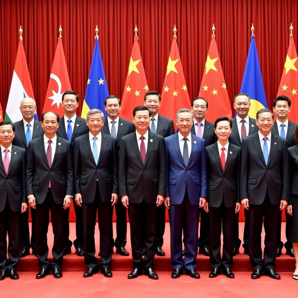 ASEAN China Summit group photo