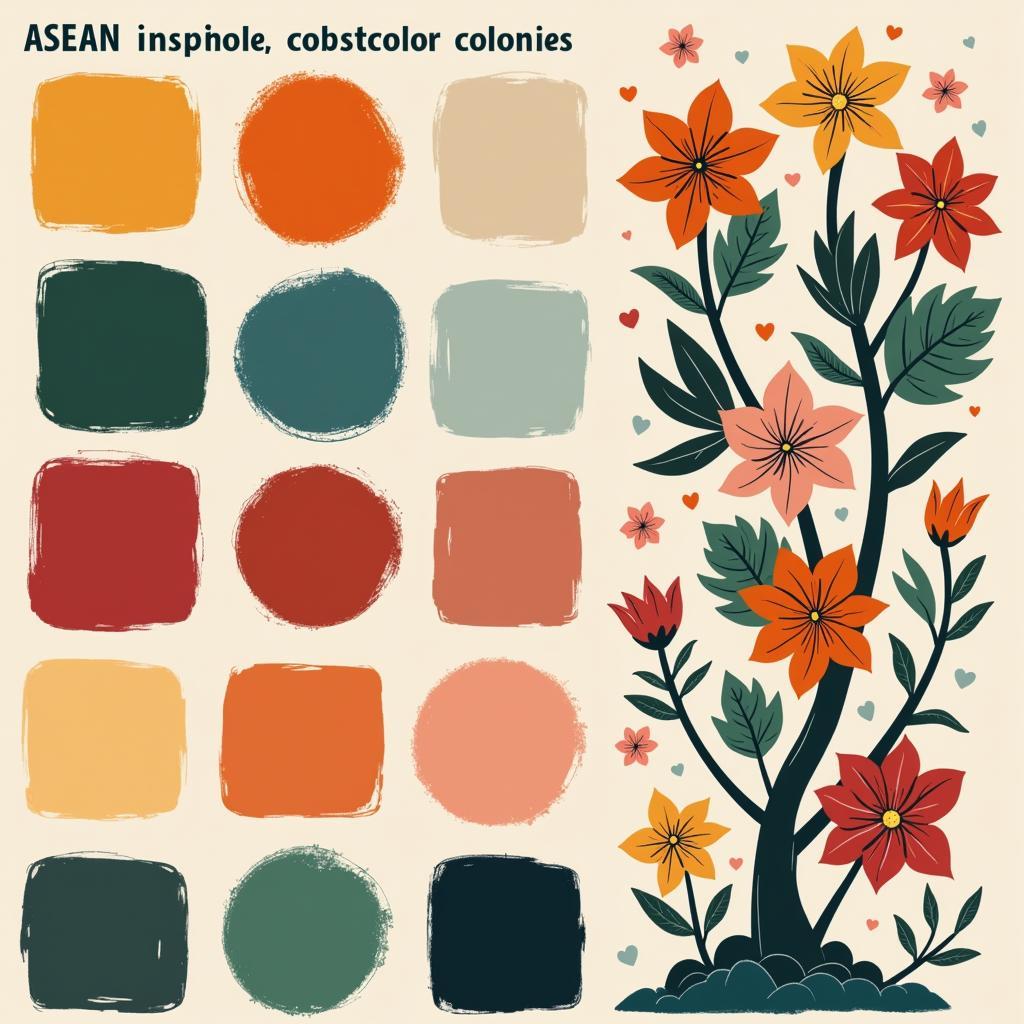 ASEAN Color Palette Examples