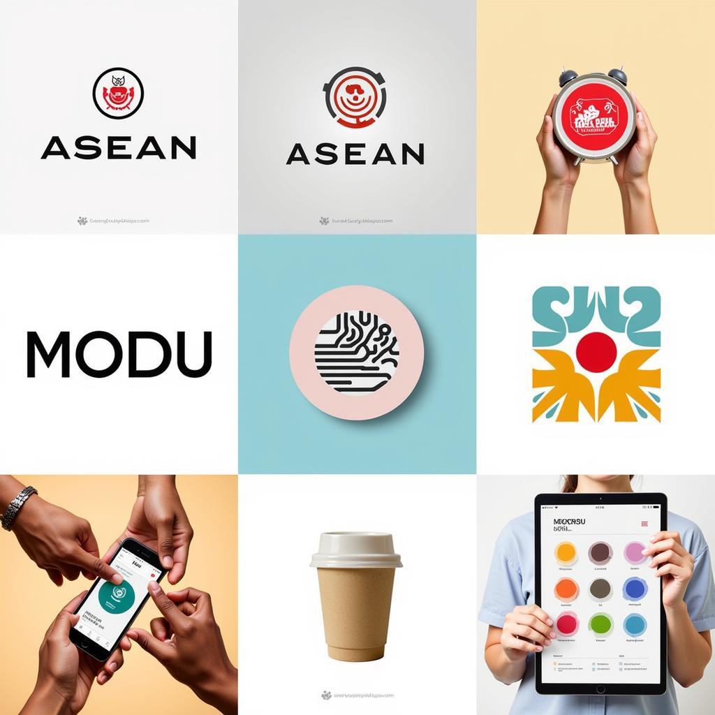 ASEAN Color Swatch in Brand Logos and Marketing Materials