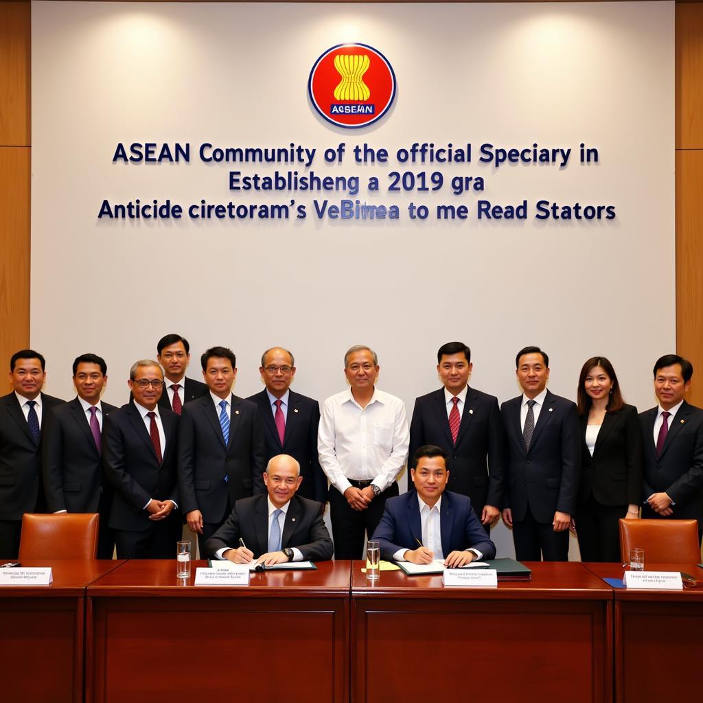 ASEAN Community establishment in 2015