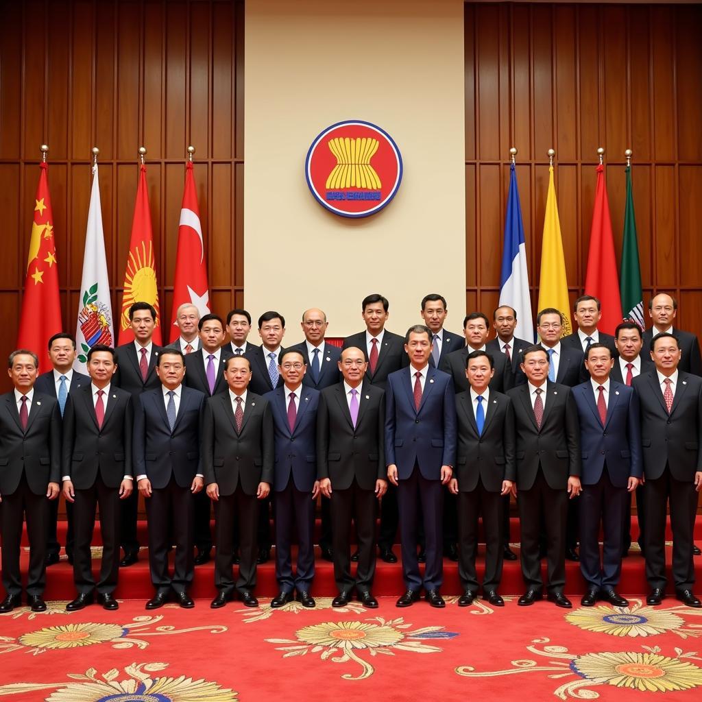 ASEAN leaders at the 2018 conference