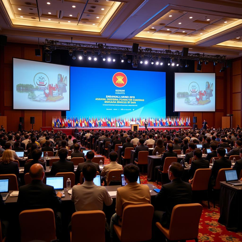 Delegates at the ASEAN Conference opening ceremony