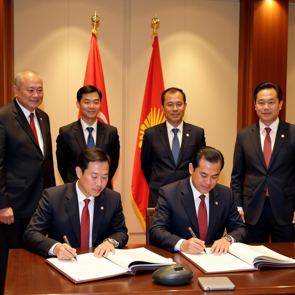 ASEAN Leaders at Signing Ceremony