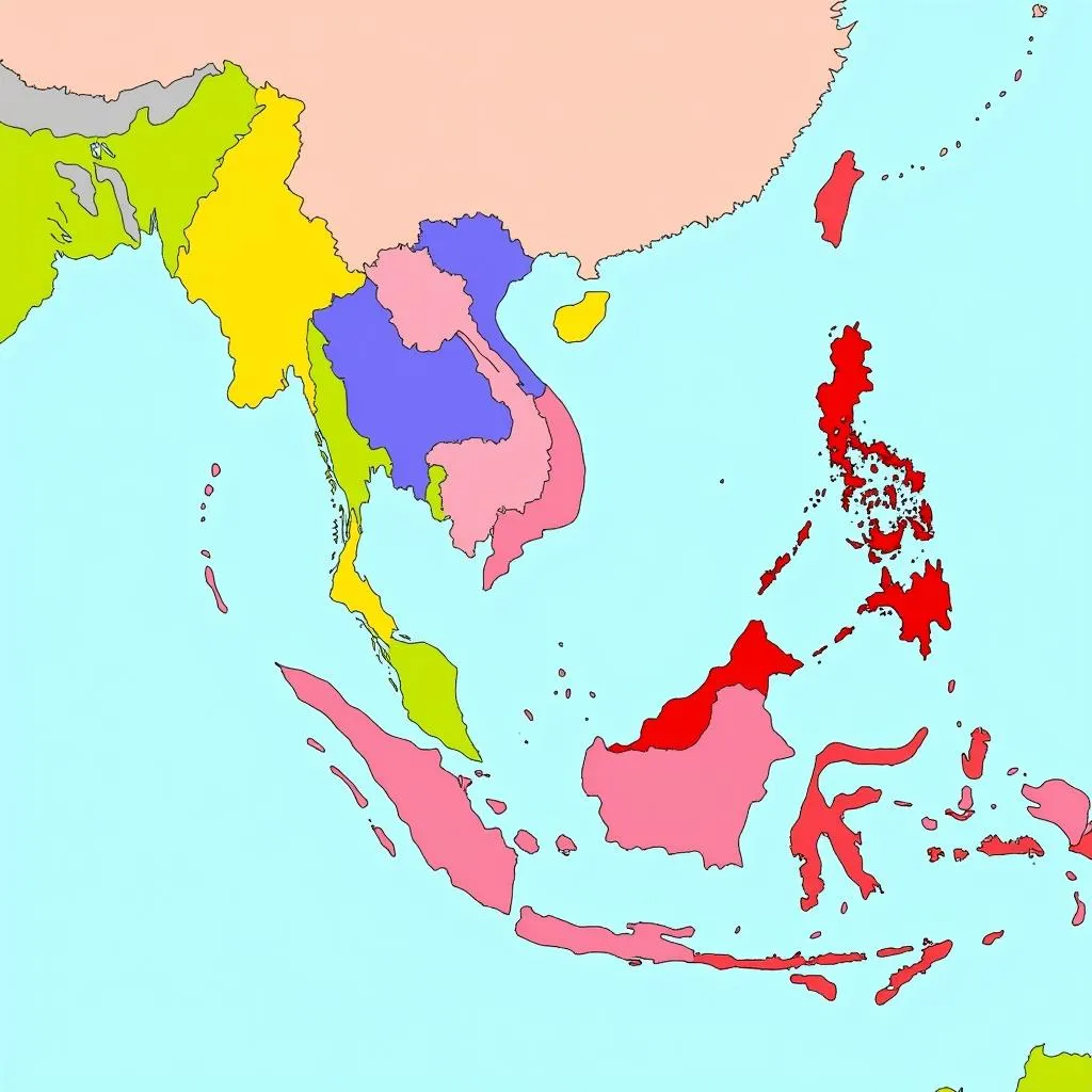 Map of ASEAN Countries